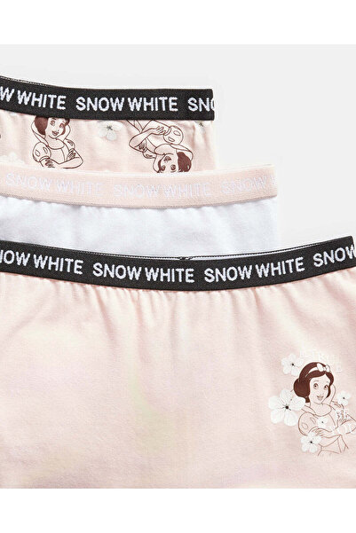 REDTAG Girls Assorted Snow White Print Boxer Set (Pack of 3)