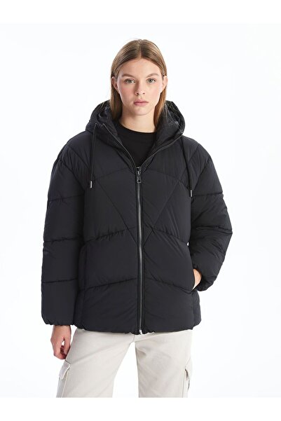 LC Waikiki Lcw Vision Hooded Straight Oversized Women's Puffer Jacket