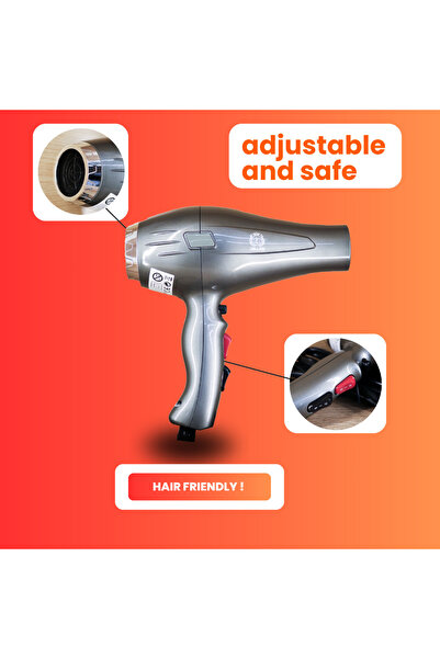 Deluxe 2500W Professional Hair Dryer – Fast Drying & Frizz Control