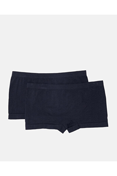 REDTAG Black Seamless Boxer Brief (Pack of 2)