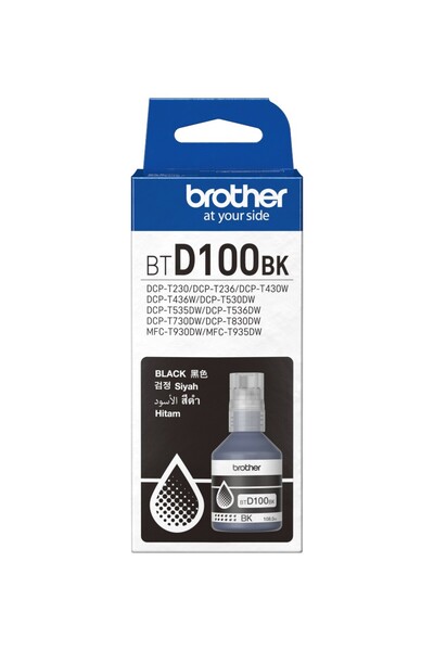 Brother Btd100Bk Black Siyah 7.500 Sayfa Şişe Mürekkep Dcp-T230-T430-T530-T73...