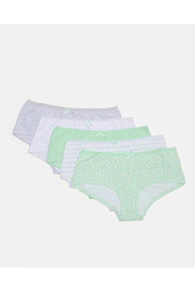 REDTAG Women Assorted Boyleg Brief Set (Pack of 5)