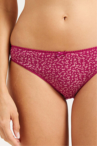 REDTAG Women Assorted Printed And Solid Bikini Brief Set (Pack of 5)