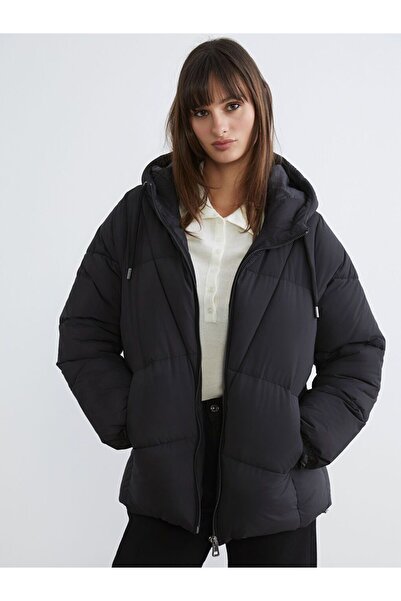 LC Waikiki Lcw Vision Hooded Straight Oversized Women's Puffer Jacket