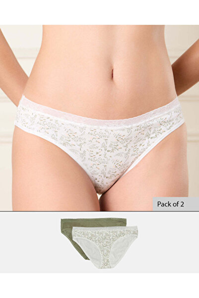 REDTAG Women Assorted Bikini Brief Set (Pack of 2)