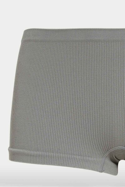 REDTAG Women Grey And White Brief Short Set (2 Piece)