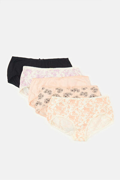 REDTAG Women Assorted Boyleg Brief Set (Pack of 5)