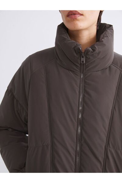 LC Waikiki Lcw Vision Mock Neck Oversized Women's Puffer Jacket