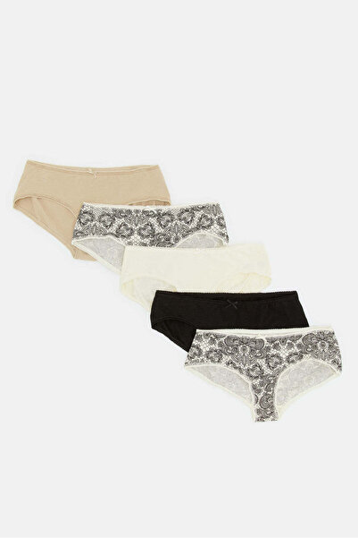 REDTAG Women Assorted Boyleg Briefs (Pack of 5)