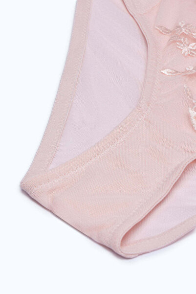 REDTAG Women Pink Floral Embroidery Bikini (Single)