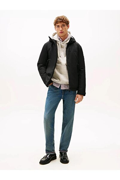 Tommy Hilfiger Tech Hooded Short Padded Jacket Erkek Mont MW0MW41363