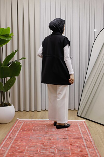 MOONSC Double Pocket and Zippered Tesuture Vest