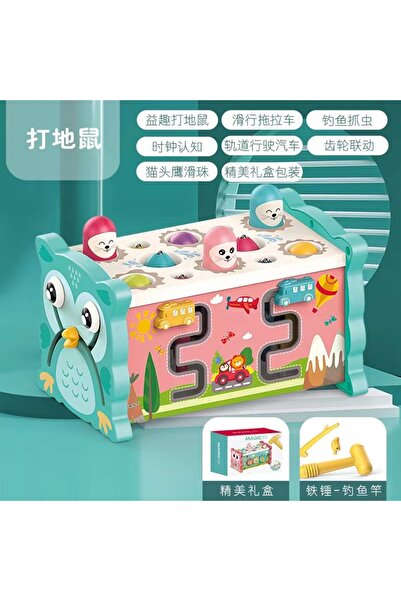 COOYA 8-in-1Infant Percussion Toys, Gopher Toys, Wooden Toys, Multi-functional InteractiveToys