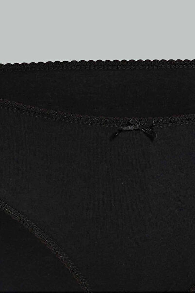 REDTAG Women Black Bikini Briefs(Pack of 4)