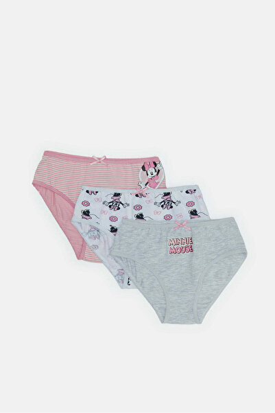 REDTAG مجموعة ملابس داخلية للبنات مطبوع ميني ماوس (عبوة من 3 قطع)