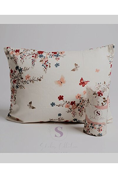 shules collection Floral Patterned Single Fitted Sheet+Pillowcase