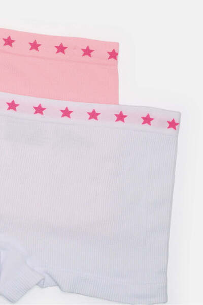 REDTAG Senior Girls Pink And White Boxer Brief Set (Pack Of 2)