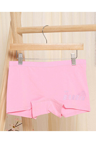 REDTAG Senior Girls Pink Barbie Print Boxer Brief Set (Pack of 2)