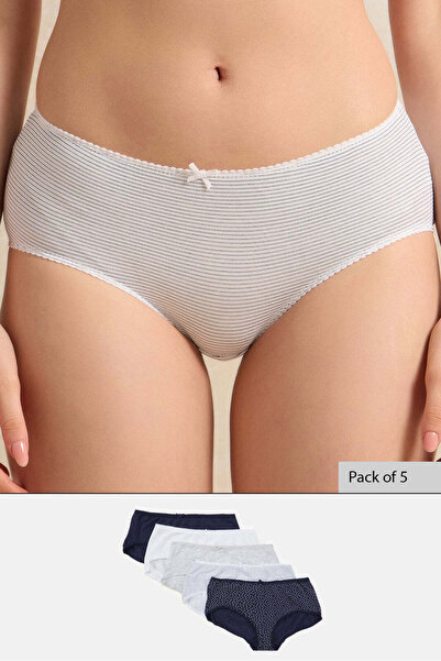 REDTAG مجموعة سراويل داخلية نسائية متنوعة (عبوة من 5 قطع)