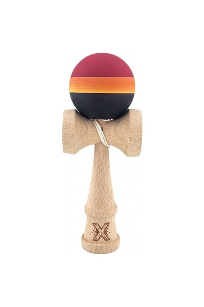 LEIBOO Kendama X Original, Profesionala, Lemn, Bila, Aderenta, Rubber Grip, 1...