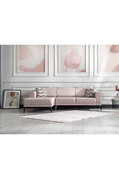 Storish Trend Sol Köşe Koltuk Krem Atlantis