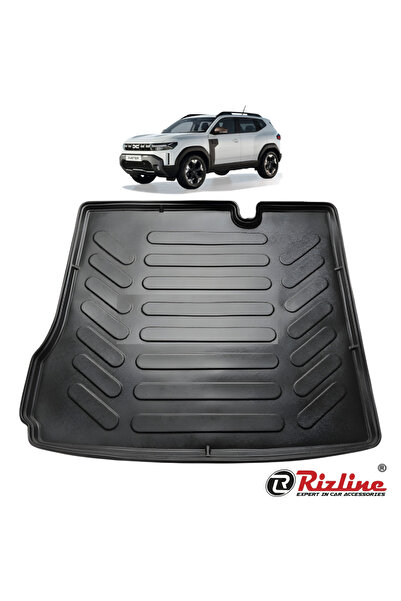 Rizline Trunk Mat compatible with Dacia Duster III 4X2, 2023+ Rubber Tray