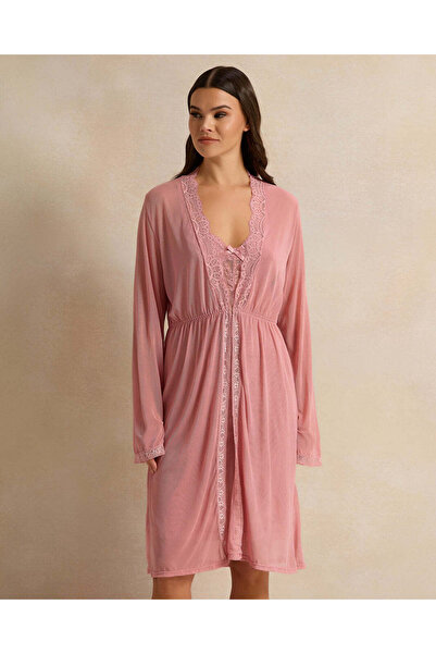 REDTAG رداء نسائي من الدانتيل باللون الوردي