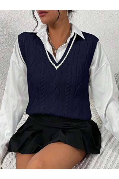 ATE ÖZGÜNEŞ TRİKO TEKSTİL Trend Women's Tricot Knitted Sweater