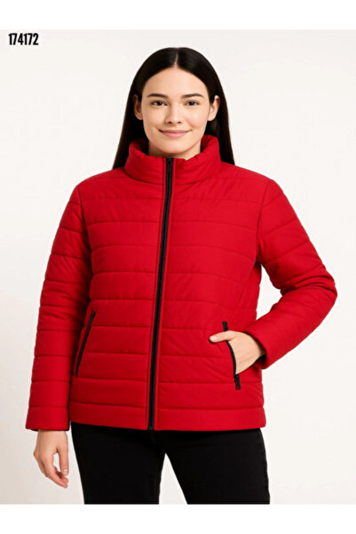 moda wanilia Bomber Mont Jacket – Water Repellent Fabric, Quilted Lining, Zipper Closure, Winter Season - Black