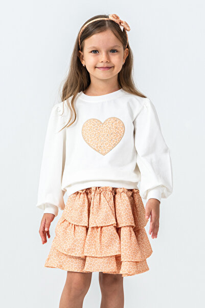 kinderos Stone Heart Embroidered Girl's 3-Piece Set - 26K 6341