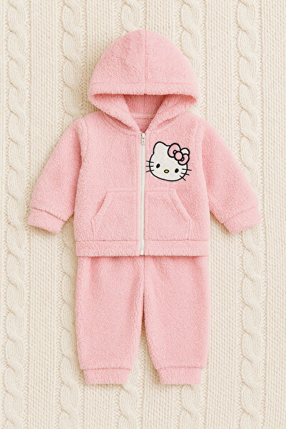 aczagul butik Yeni dogan Bebek Polar Pelüş Takım | Yumuşak, Şapkalı, Kız İçin