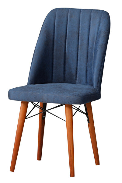 Desire Scaun Madrid, sufragerie, bucătărie, tapițat cu material textil, picioare din lemn - Desire Furniture