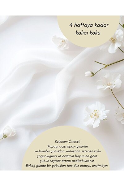 DeDe Candle & Wellness Studio Öd Ağacı + Frezya Çubuklu Oda Kokusu | Oud + Freesia Reed Diffuser