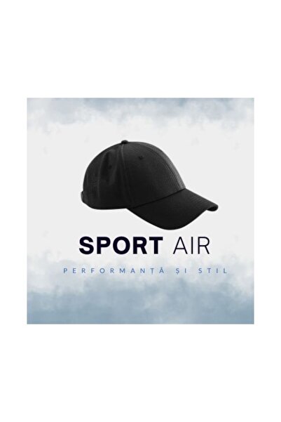 RONIC X - Air Sports Cap, breathable fabric, unisex, universal, black
