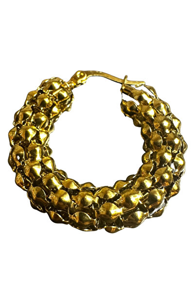 Uretti أقراط طراز إيريم 3914 8074 بحلقة مطلية بالفضة