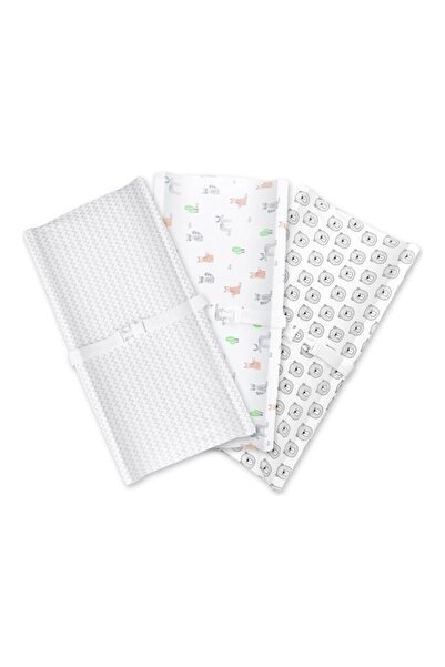 Moon ملاءات تغيير الحفاضات العضوية القابلة للغسل المصنوعة من مادة ناعمة للأطف...