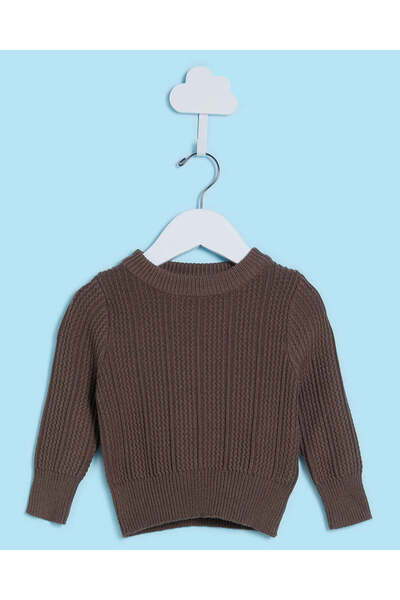 REDTAG سترة بنية اللون للأولاد الرضع