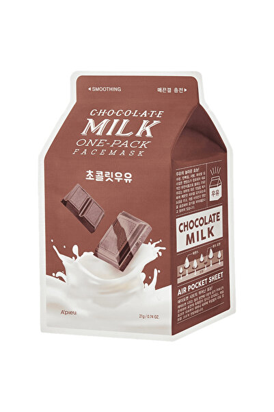 Apieu A'PIEU - Mască hidratantă tip folie cu lapte, pachet unic #Chocolate Mi...