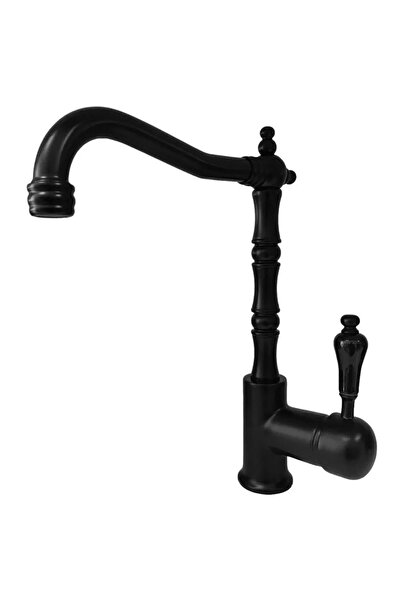 MegaVitrin Venezia Retro Series Black Kitchen Faucet Sink Tap Mixer with 5 Ye...