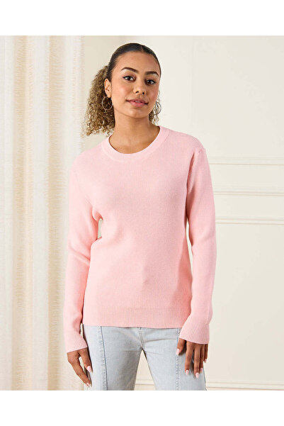 REDTAG سترة وردية سادة للفتيات الكبيرات