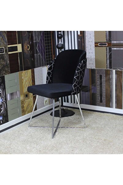 ARTA DOOR Alexa Chairs Black, Silver Leg - Modern, HoReCa, Kitchen, Living Room, Office, Bedrooms, Hallways