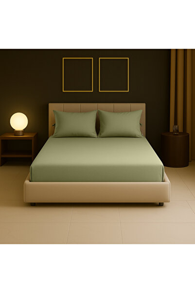 Sabia 100% органичен памук 150x200cm 37cm височина Двойно еластично комплект ...