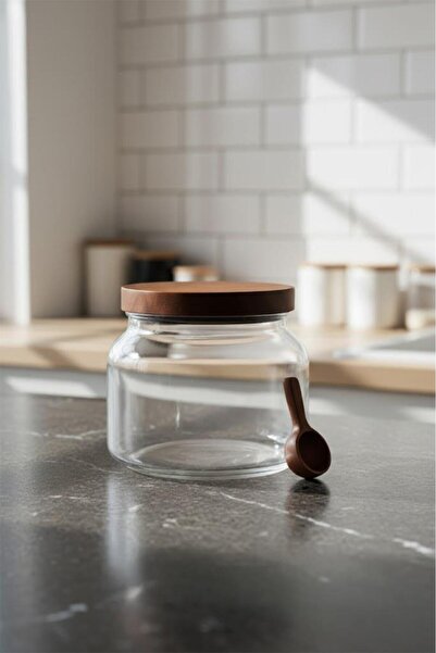 Atbyhome Mien Acacia Mega Cam Bakliyat Saklama Kavanozu 2000ml