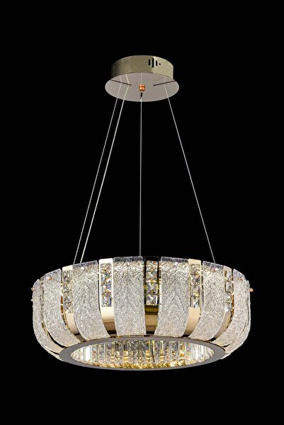 Mihran kristal led li Taşlı Avize