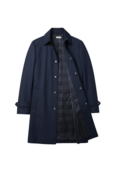 Hanezza Water Repellent Lined Plus Size Women's Trench Coat – Black / Khaki / Burgundy / Navy Blue