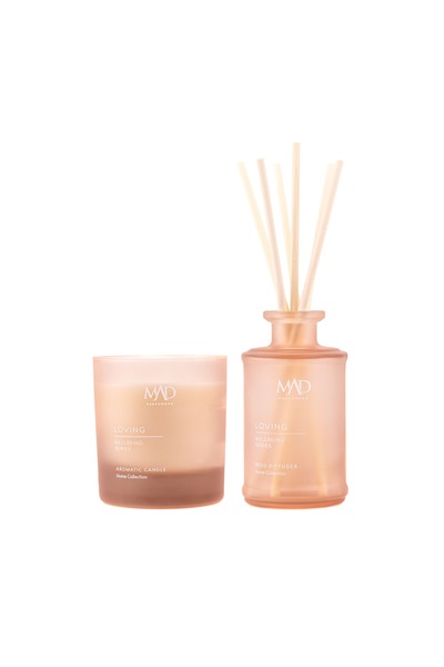 Mad Parfüm Mad Wellbeing Loving 190 ml Ortam Kokusu ve 200 gr Mum Seti