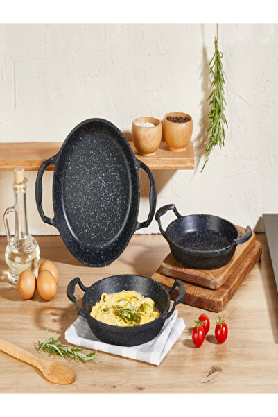 Cem Sweet Döküm 3-Piece Pot Set (18+20+22)