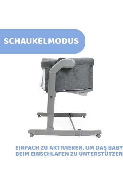 Chicco Next2Me Magic Evo Co-sleeping Crib 0-6m, Dark Grey