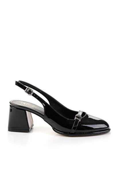 Bambi Siyah Kadın Klasik Topuklu Ayakkabı K01231080108