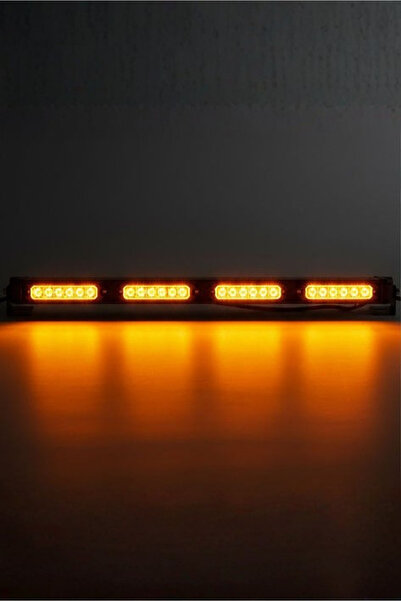 C9 E-Mark Onaylı 120cm 6LED Kumandalı 5 Fonksiyonlu Sarı Off Road LED Bar